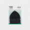 A packaged black mesh knitting cap from the Zürürüt Takre Gold Series, sealed in clear plastic with a white paper header card, resting on a speckled countertop.