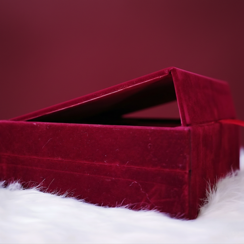 Velvet Fancy Quran with Rehl Box